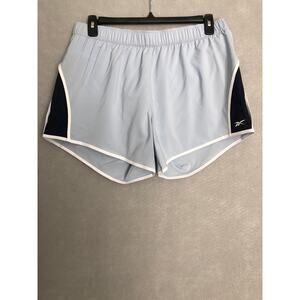 Rebok ID Train Woven Athletic Shorts Elastic Waist Blue Women's XL NEW